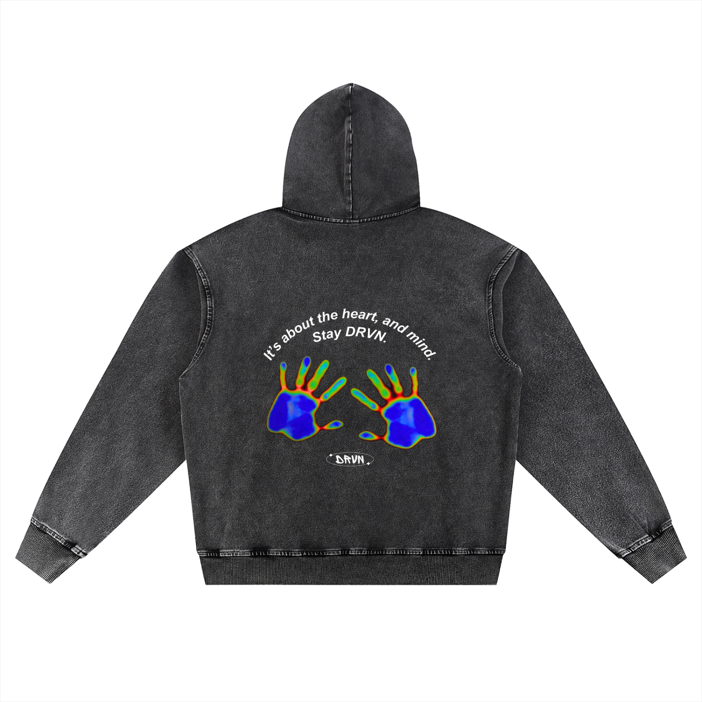 Snow Wash Oversized Hoodie